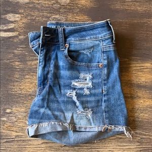 American Eagle Denim Hi-Rise Shortie
